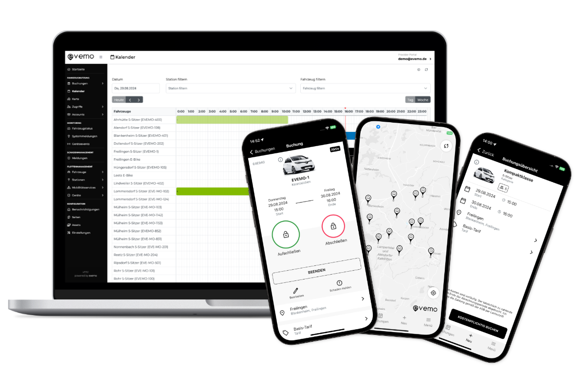Booking via App